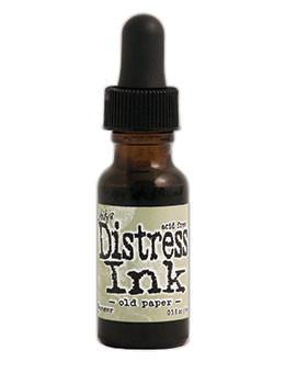 Tim Holtz Distress® Ink Pad Re-Inker Old Paper, 0.5oz Re-Inker Tim Holtz 