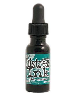 Tim Holtz Distress® Ink Pad Re-Inker Pine Needles, 0.5oz