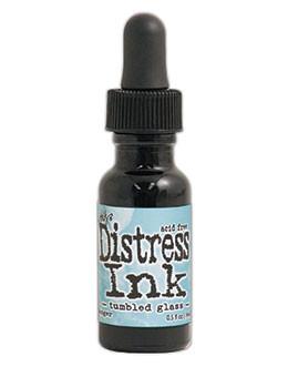 Tim Holtz Distress® Ink Pad Re-Inker Tumbled Glass, 0.5oz
