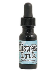 Tim Holtz Distress® Ink Pad Re-Inker Tumbled Glass, 0.5oz Re-Inker Tim Holtz 