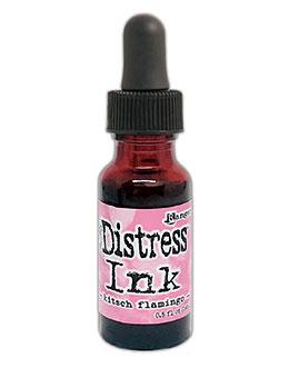 Tim Holtz Distress® Ink Pad Re-Inker Kitsch Flamingo 0.5oz Ink Distress 