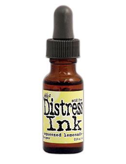 Tim Holtz Distress® Ink Pad Re-Inker Squeezed Lemonade, 0.5oz Re-Inker Tim Holtz 