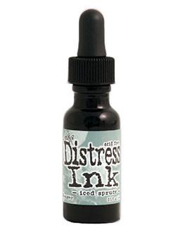 Tim Holtz Distress® Ink Pad Re-Inker Iced Spruce, 0.5oz Re-Inker Tim Holtz 