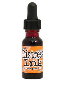 Tim Holtz Distress® Ink Pad Re-Inker Carved Pumpkin, 0.5oz Re-Inker Tim Holtz 