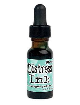 Tim Holtz Distress® Ink Pad Re-Inker Salvaged Patina 0.5oz Ink Distress 