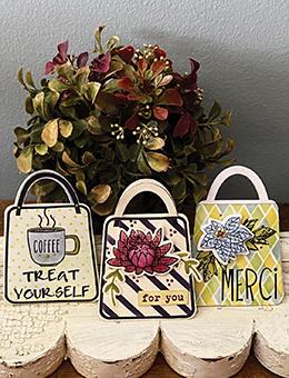 Wendy Vecchi Stamp, Die & Stencil Set - Let's Shop Set Wendy Vecchi 